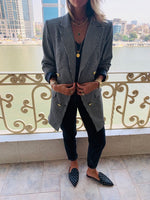 The Luxe Houndstooth Blazer