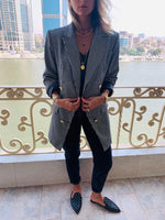 The Luxe Houndstooth Blazer