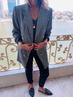 The Luxe Houndstooth Blazer