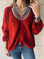 Burgundy Skye Pullover