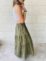 Olive Anglaise Skirt