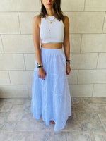 White Anglaise Skirt
