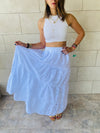 White Anglaise Skirt