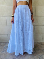 White Anglaise Skirt
