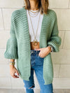 Mint Fluffing Cardigan