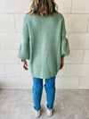 Mint Fluffing Cardigan