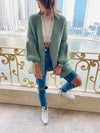Mint Fluffing Cardigan