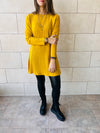 Mustard Flowy Knit