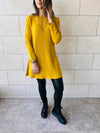 Mustard Flowy Knit