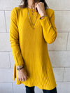 Mustard Flowy Knit