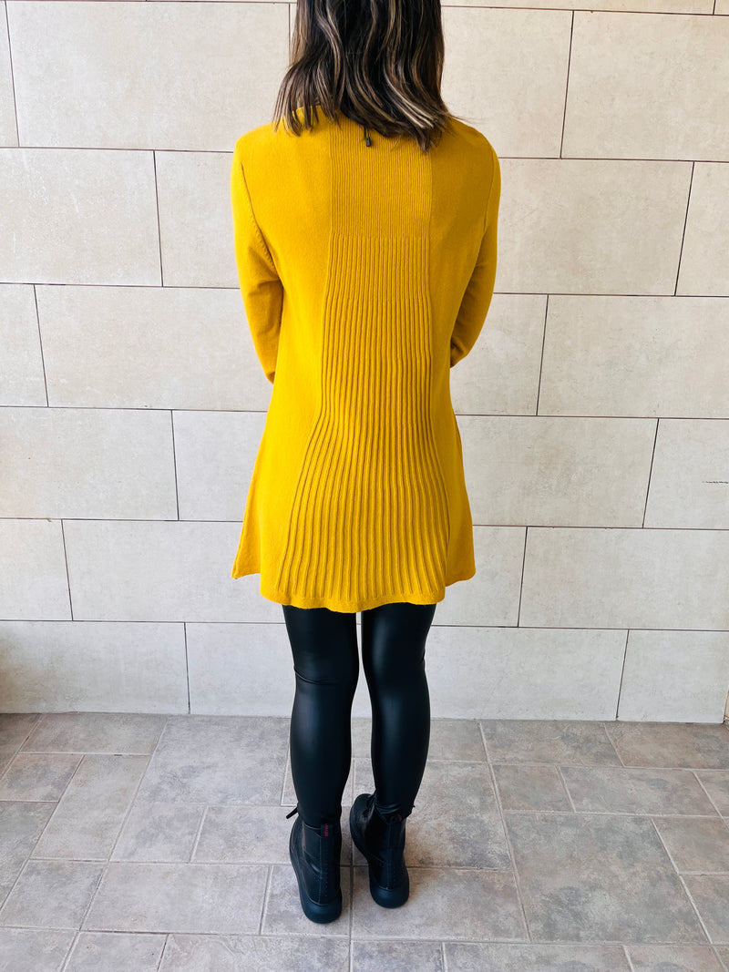 Mustard Flowy Knit