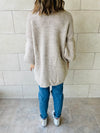 Beige Fluffing Cardigan