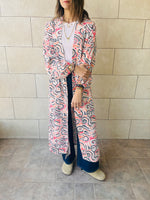 Aztec Get Happy Printed Kimono