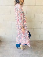 Aztec Get Happy Printed Kimono
