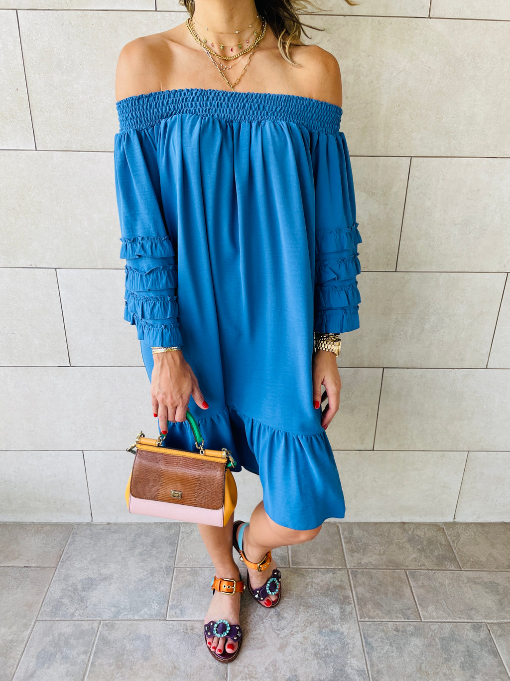 Blue Las Palmas Dress