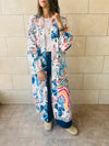 Cinque Terre Get Happy Printed Kimono