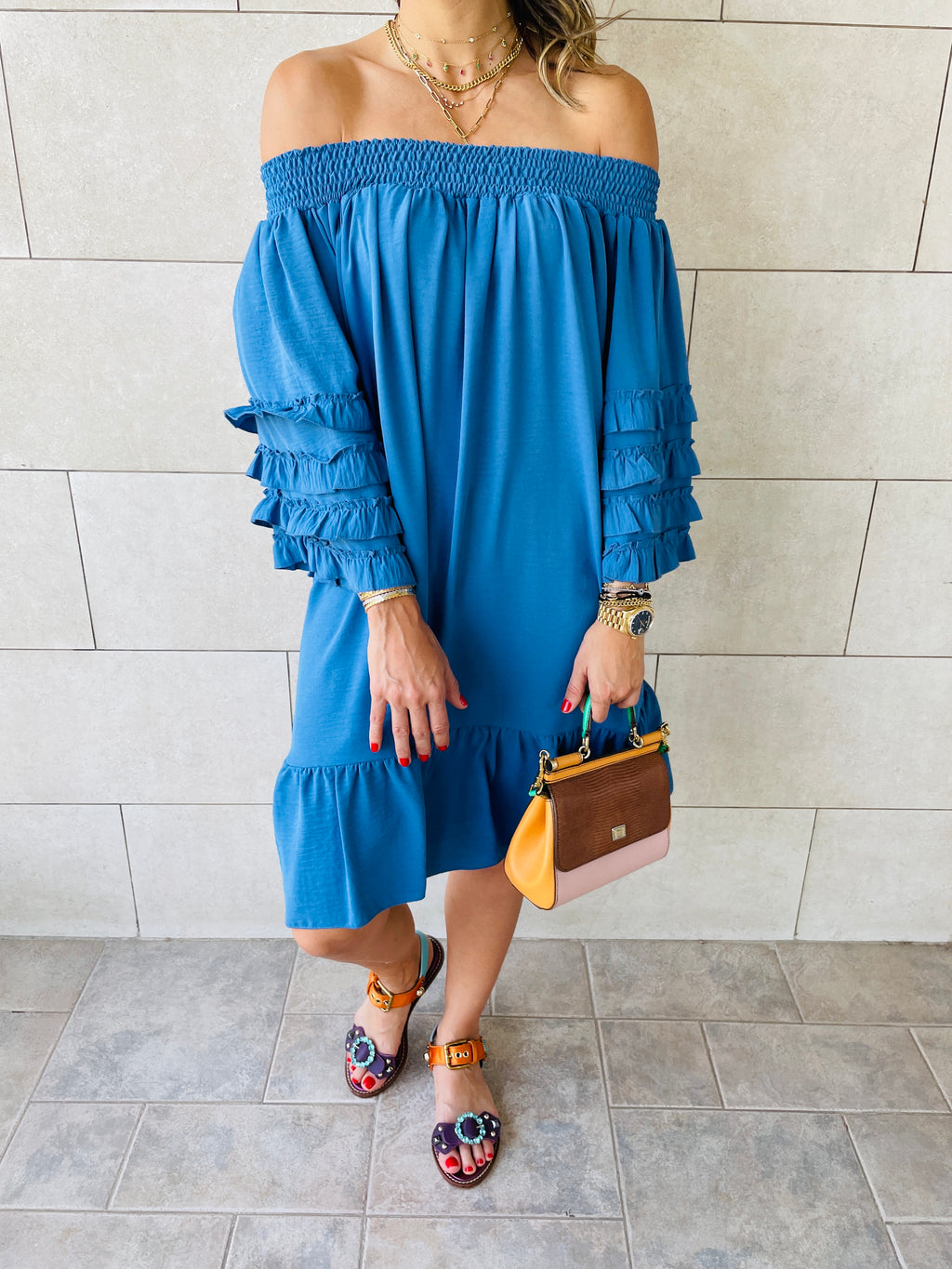 Blue Las Palmas Dress