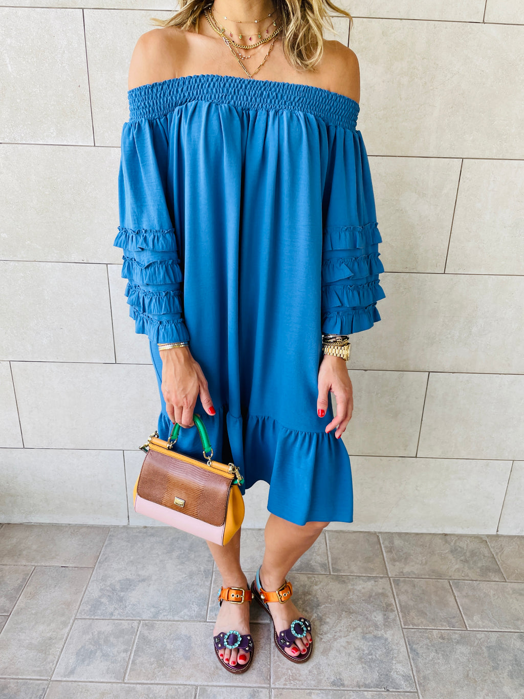 Blue Las Palmas Dress