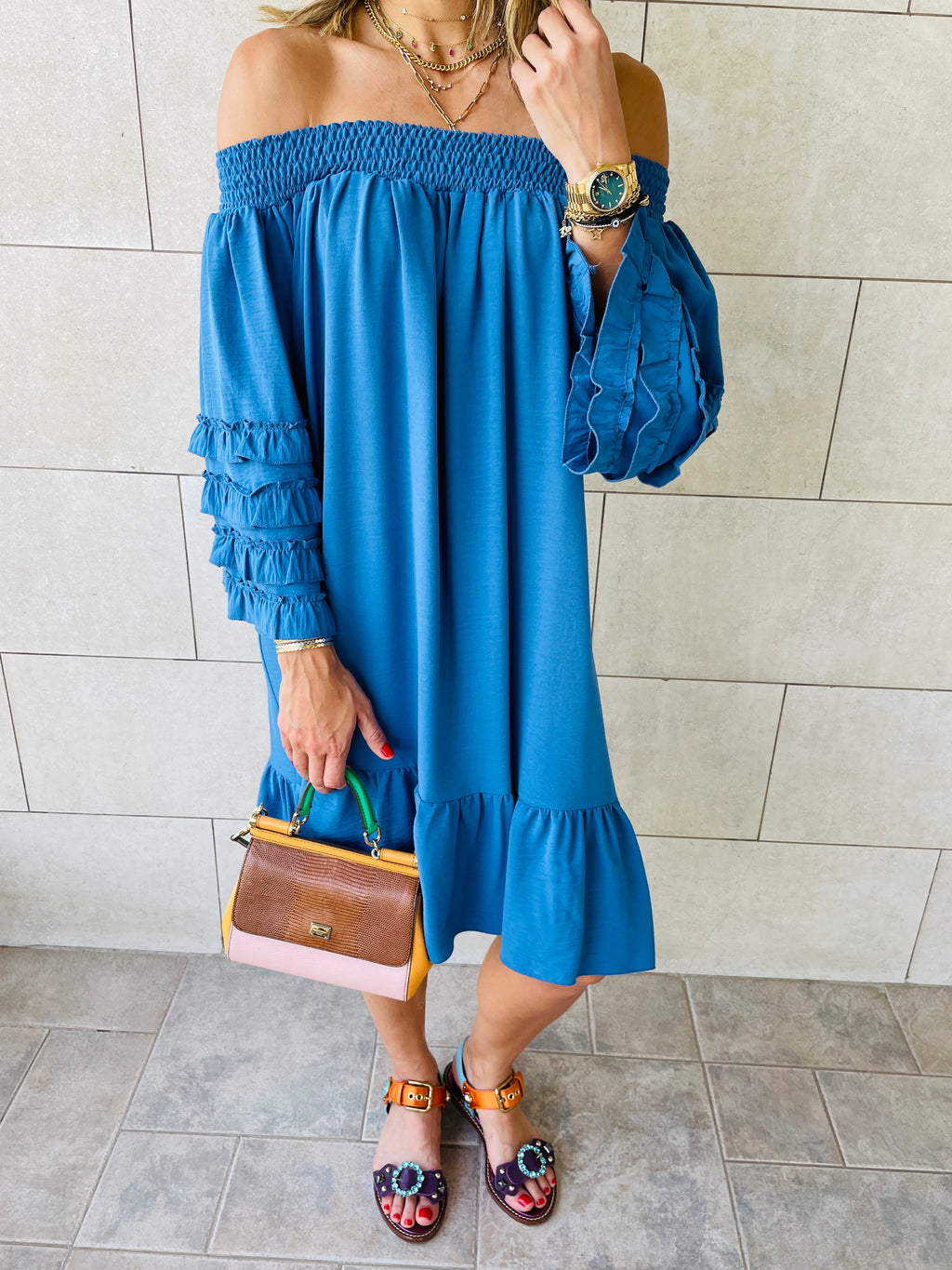 Blue Las Palmas Dress