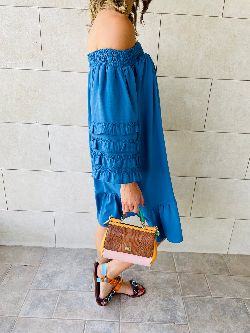 Blue Las Palmas Dress