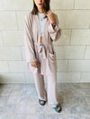 2 Piece Beige Summer Set
