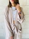 2 Piece Beige Summer Set