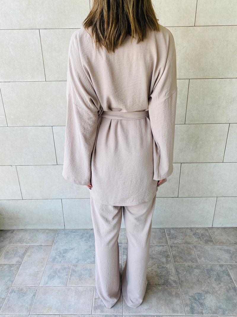 2 Piece Beige Summer Set