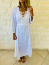 Cross Embroidered Dress