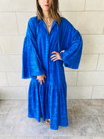 Blue Anglaise Cut Out Dress