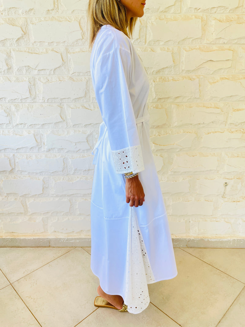 Cross Embroidered Dress