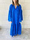 Blue Anglaise Cut Out Dress