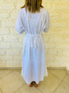 Cross Embroidered Dress
