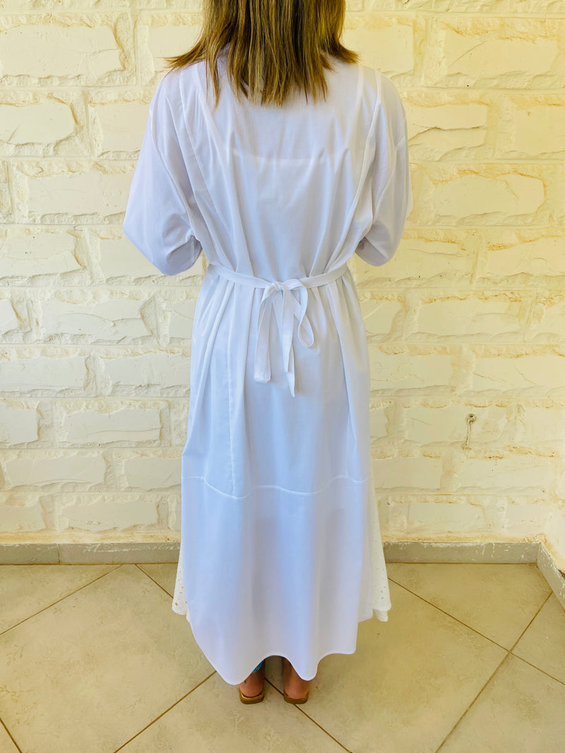 Cross Embroidered Dress