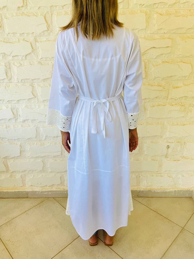 Cross Embroidered Dress