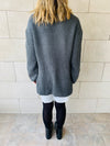 Charcoal Cross Over Pullover