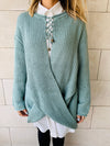 Mint Cross Over Pullover