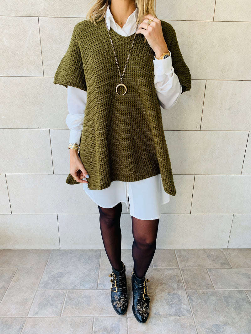 Olive Knit Kayla Tunic