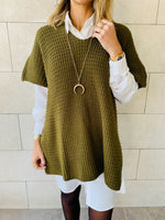 Olive Knit Kayla Tunic