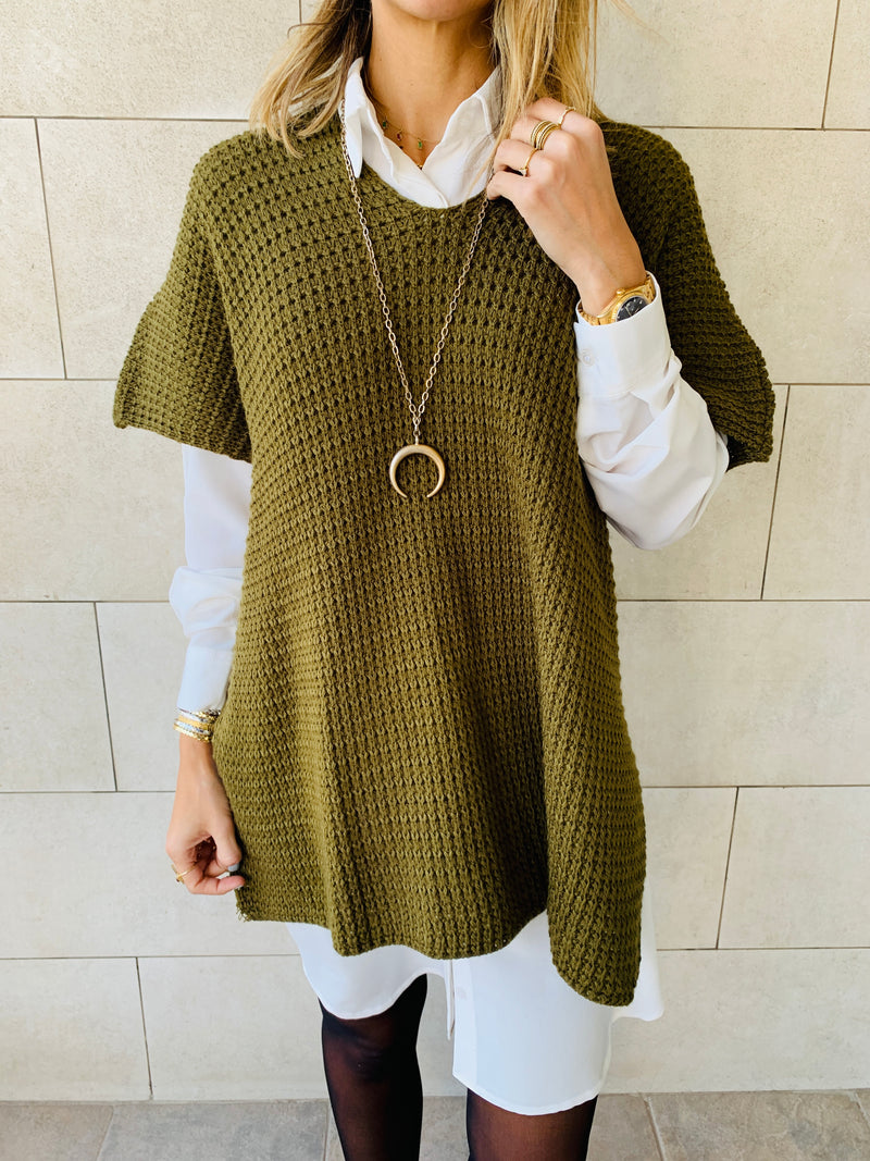 Olive Knit Kayla Tunic