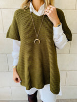 Olive Knit Kayla Tunic