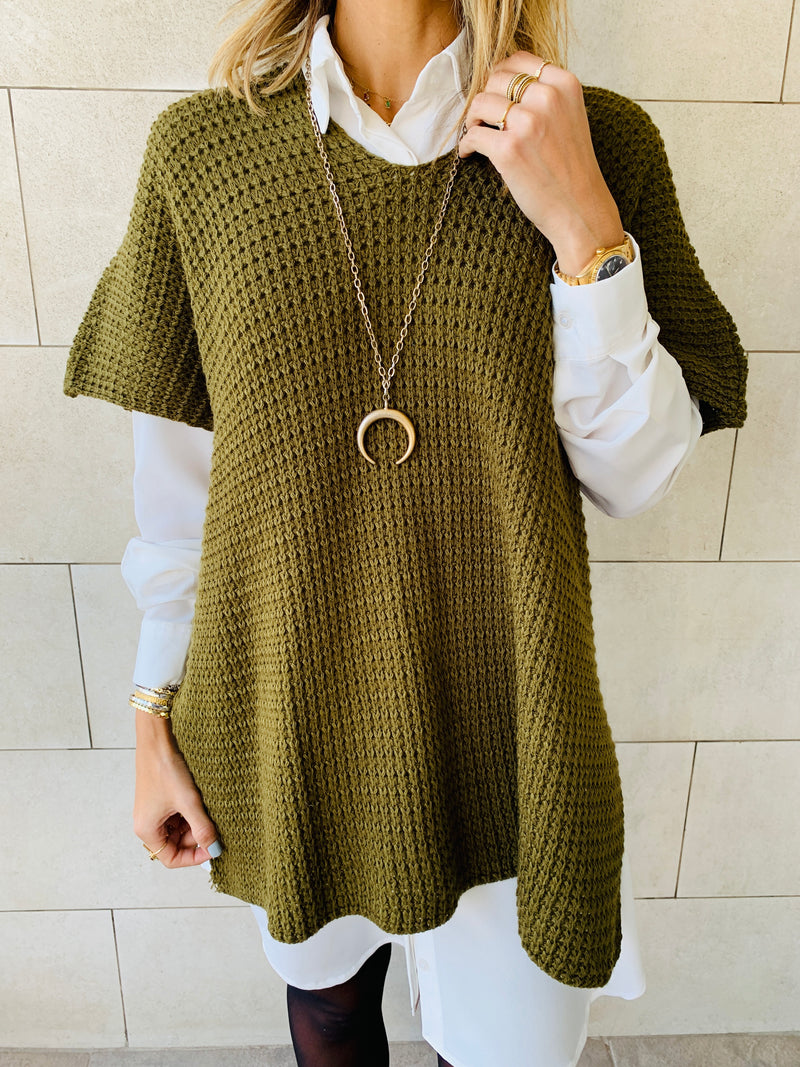 Olive Knit Kayla Tunic