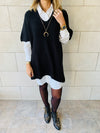 Black Kayla Knit Tunic