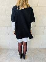 Black Kayla Knit Tunic