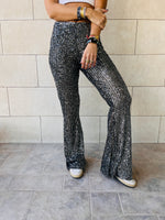 Silver Party At The Disco Sequin Pants