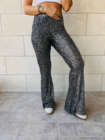 Silver Party At The Disco Sequin Pants