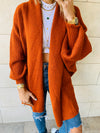 Rust Shawl Shrug Cardi