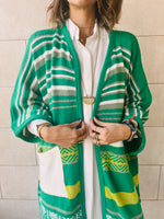 Green Cabin In The Woods Cardigan