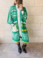 Green Cabin In The Woods Cardigan
