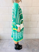 Green Cabin In The Woods Cardigan