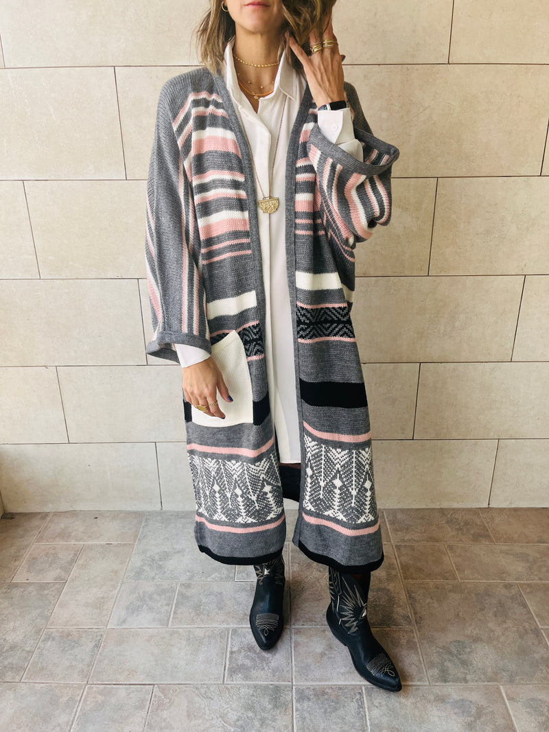 Grey Cabin In The Woods Cardigan